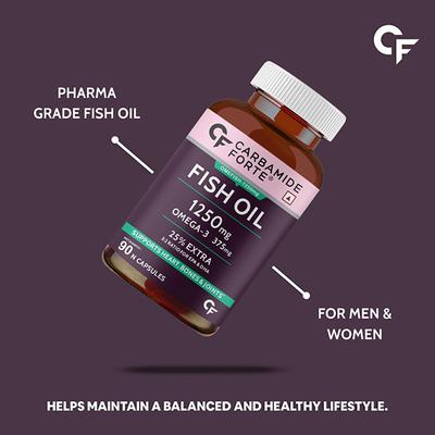 CF Omefish 1250 mg Fish Oil Softgel Capsule 90's - Omega Fish Oil Fatty Acids