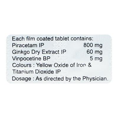 GINKOLYST Tablet 10's - Nootropics And Neurotrophics