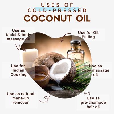 Coco Crush Cold Pressed Virgin Coconut Oil 500 ml - Hair Oils