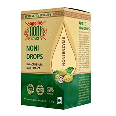 Apollo Noni Enzyme Bio-active Pure Noni Extract Drops 20 ml - Health Products