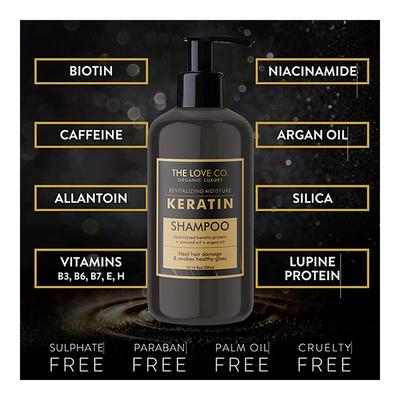 The Love Co. Shampoo - Keratin 300 ml - Shampoos