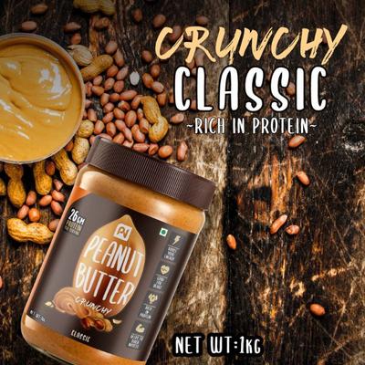 Pro Nutrition & Fitness Peanut Butter - Crunchy Classic 1 kg - Nutritional Bars