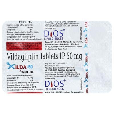 XILDA 50 Tablet 15's - Diabetes-Ant