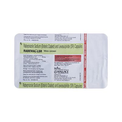 RABEWAL LSR Capsule 10's - Gastro Intestinal Motility Disorders-GIT
