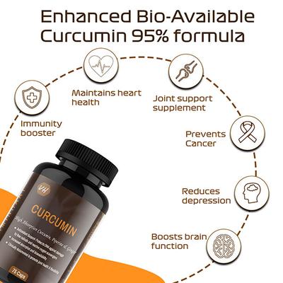 Vitaminhaat Curcumin Capsule 75's - Herbal Dietary Supplement