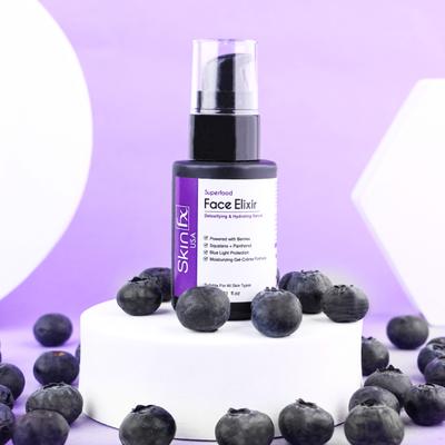 Skin Fx Superfood Face Elixir Serum - Detoxifying & Hydrating (Berries) 30 ml - Face Serum
