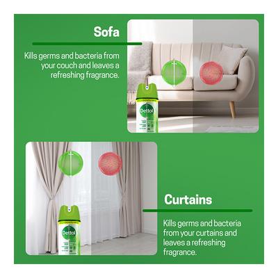 Dettol Multi-Purpose Disinfectant Spray For Hard & Soft Surfaces - Original Pine 225 ml - Others