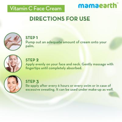 Mamaearth Face Cream - Vitamin C 50 gm - Face Creams