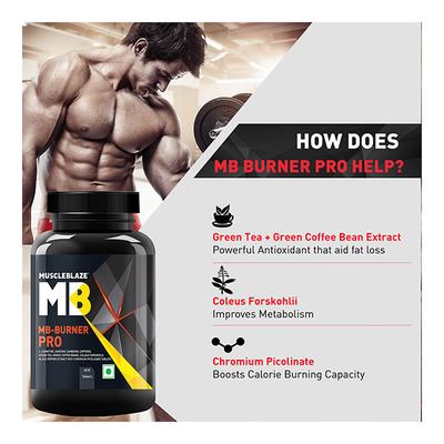 MuscleBlaze MB-Burner Pro Tablet 60's - Workout Essentials