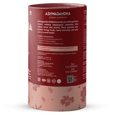 Nirvasa Ashwagandha KSM 66 Gummies (Pack of 6 x 60's) 1's - Sexual Care