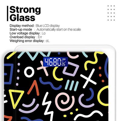 Vandelay Spirit Series Body Weighing Scale - Squiggly Lines - Weighing Scale