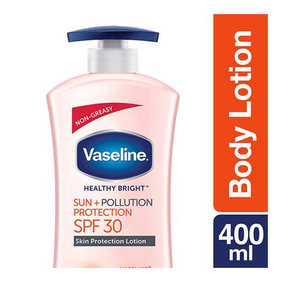 Vaseline Healthy Bright Sun+Pollution Protection SPF 30 Pa++ Body Lotion 400 ml - Lotions & Creams