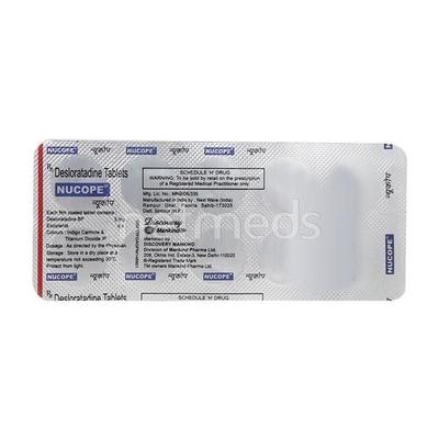 Nucope 5mg Tablet 10'S - Allergies-Ant
