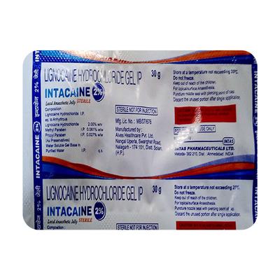 INTACAINE (BLISTER) Gel 30gm - Anaesthesia - Local-Ana
