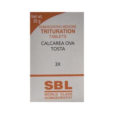 SBL Calcarea Ova Testa 3X Tablet 25 gm - Bio-Chemic