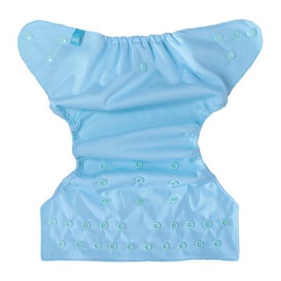 Bumberry Reusable Diaper Cover with 1 Natural Bamboo Cotton Insert - Baby Blue - Diapers & Wipes