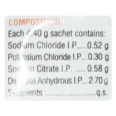 ELECTRAL POWDER ORANGE FLAVOUR 4.40gm Sachet 1's - Supplements-Ele