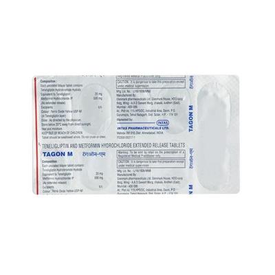 Tagon M Tablet 10'S - Diabetes-Ant
