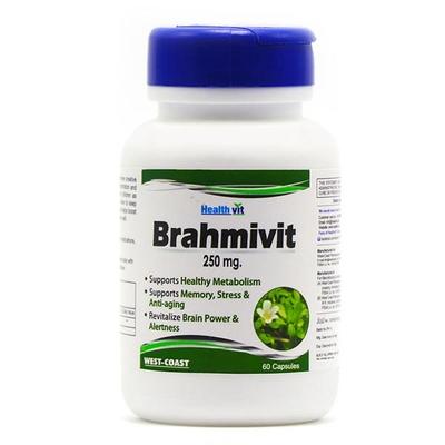 HealthVit Brahmivit Brahmi Powder 250 mg Capsule 60's - Speciality Medicines