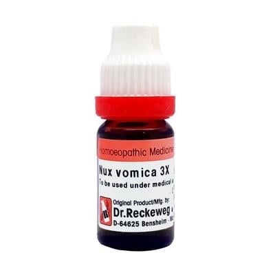 Dr. Reckeweg Nux Vomica 3X Liquid 11 ml - Dilutions