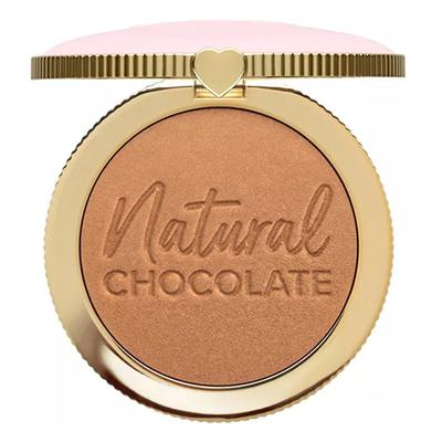 Too Faced Chocolate Soleil Natural Chocolate Glow Bronzer 97% Naturally Derived Ingredients Golden Cocoa 9gm - Bronzers