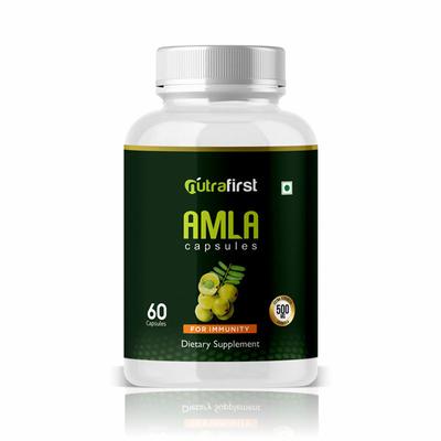 Nutrafirst Amla 500 mg Capsule 60's - Herbal Dietary Supplement