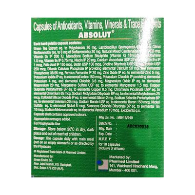 Absolut Capsule 10'S - Supplements-Vam