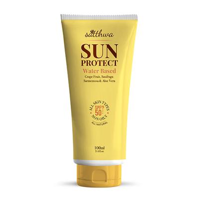 Satthwa Sun Protect SPF 50 PA +++ Water Based Sunscreen Cream 100 ml - Body Sunscreen