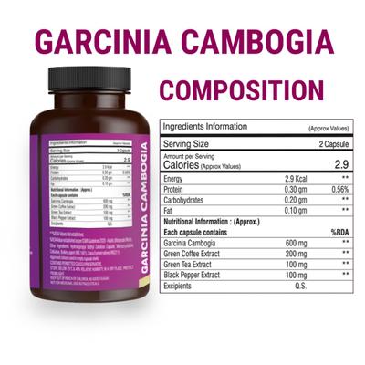 Hanacare Garcinia Cambogia Capsules 60's - Pure Herbs