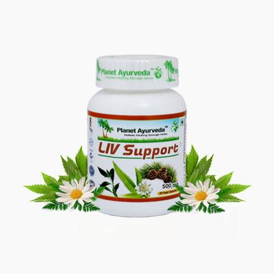 Planet Ayurveda Liv Support Capsules 60's - Speciality Medicines