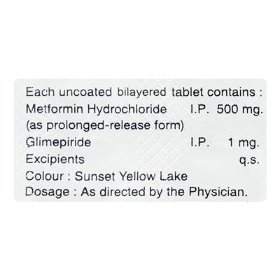 GLIMINYLE M 1mg Tablet 15's - Diabetes-Ant