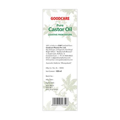 Goodcare Pure Castor Oil 100 ml - Speciality Medicines