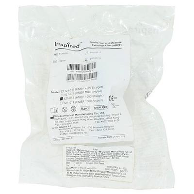 Inspired Sterile Heat and Moisture Exchange Filter (521-013) (Straight) 1's - Respiratory Care Devices