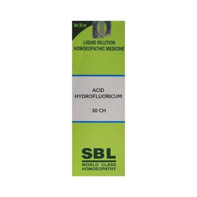 SBL Acidum Hydrofluoricum 30 Liquid 30 ml - Dilutions