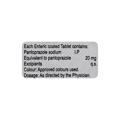 PANTOFIN 20mg Tablet 10's - Ulcer/Reflux/Flatulence-Aaa