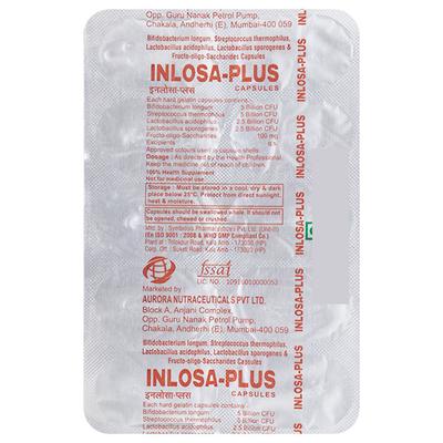 Inlosa Plus Capsule 10's - Diarrhoea-Ant