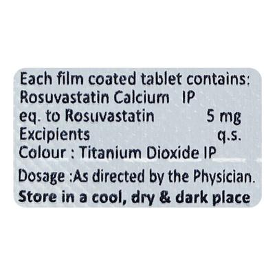 ROZTOR 5mg Tablet 10's - High Cholesterol-Dys