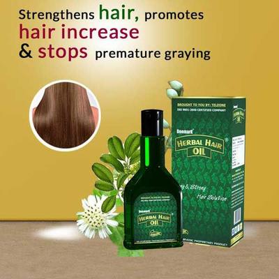 Deemark Herbal Hair Oil (Pack of 3 x 120 ml) - Personal Care (Ayush)