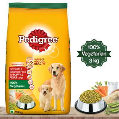 Pedigree Puppy & Adult Dog Food - 100% Vegetarian 2.8 kg - Petfood