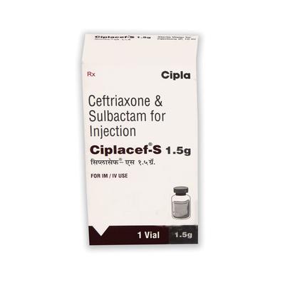 Ciplacef S 1000/500mg Injection 1'S - Bacterial Infections-Cep