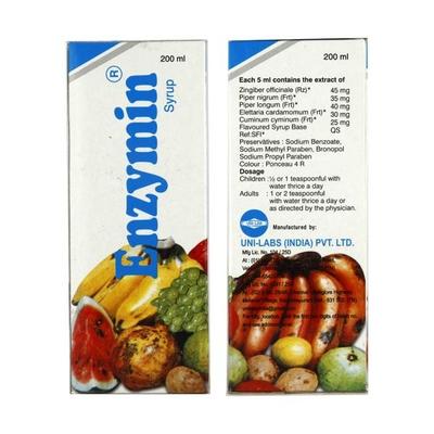 Enzymin Syrup 200ml - Digestive Care