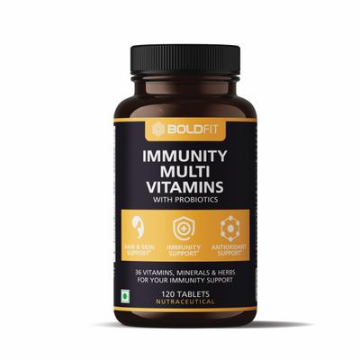 Boldfit Immunity Multivitamins Tablet 60's - Vitamin C
