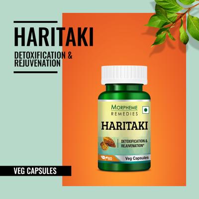 Morpheme Remedies Haritaki - 500mg Extract 60's - Herbal Dietary Supplement