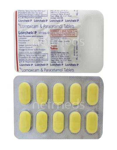 Lorchek P Tablet 10'S - Pain relief-Nsa