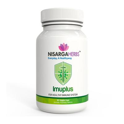NisargaHerbs Imuplus Veggie cap 60's - Speciality Medicines