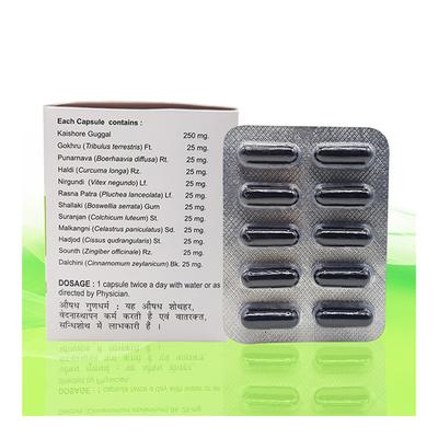 PAX Vedic Science Gout Pearl Capsule 100's - Herbal Dietary Supplement