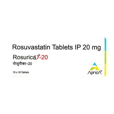 ROSURICA 20mg Tablet 10's - High Cholesterol-Dys