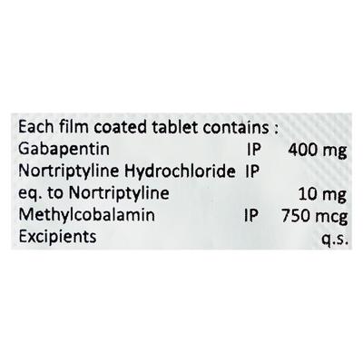 GAMLIN Tablet 10's - Neuropathic Pain-Dru