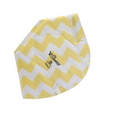 Venus V-Shwas FFP2 Regular Face Mask - Yellow Strip (Pack of 6) - Face Mask