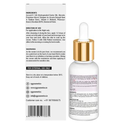 CGG Cosmetics Youth Potion Retinol Facial Serum 30 ml + Free Retinol Serum 10 ml - Face Serum
